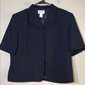 Pendleton Dark Blue Short Sleeve Blazer Jacket